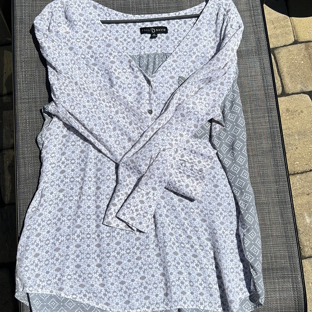 Woman’s new top
